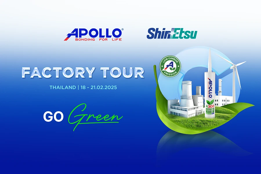 GO GREEN - GO GLOBAL: Chuyến tham quan nhà máy ShinEtsu tại Thái Lan dành cho các nhà phân phối Apollo Silicone chủ chốt